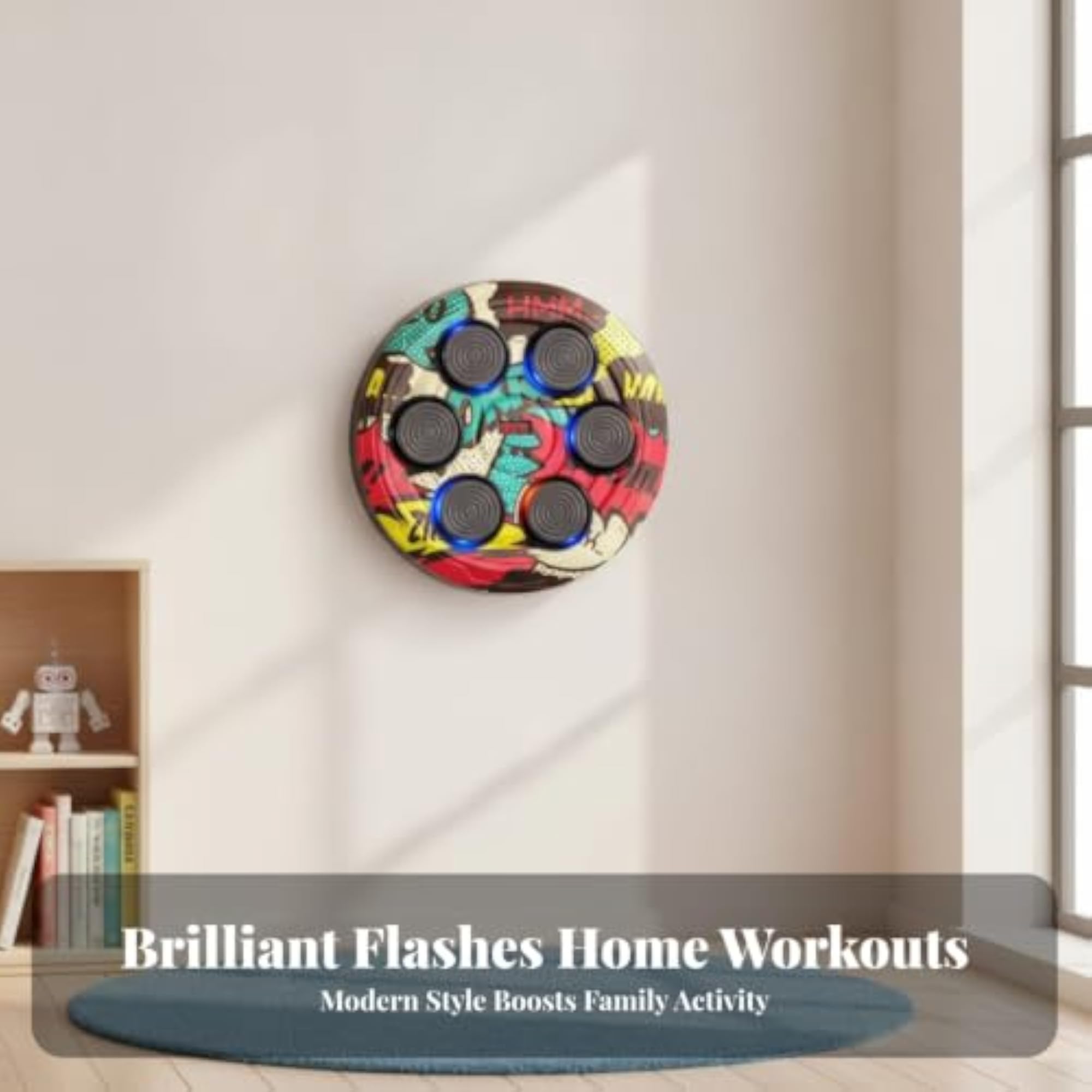 Adjustable Modes Smart Boxing Target Wall-Mounted Boxing Target